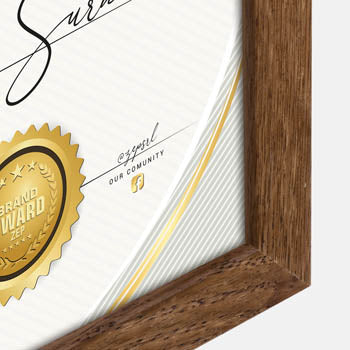 Zep V4729N Certificate Brown 29,7x42 cm — 2